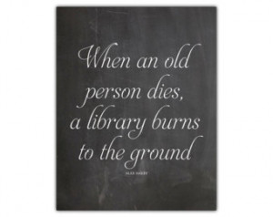 quote - grandpa rent - library art - life quote - motivational wall ...