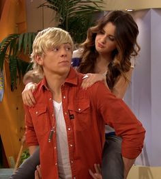 Austin carrying Ally because she doesn't want to break her REAL glass ...