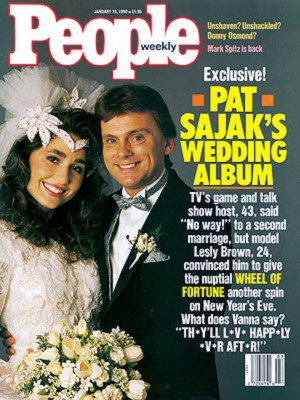 People Covers, Leslie Brown, Celebrities Weds8090, Pat Sajak, Sajak ...
