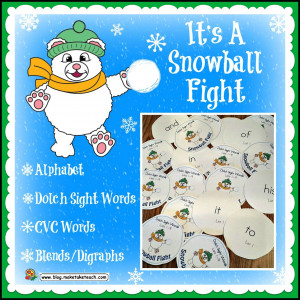 Snowball Fight Clip Art