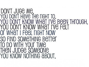 Dont Judge Me