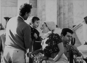Elizabeth Taylor, Eddie Fisher and Richard Burton on the set of