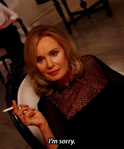... story jessica lange sorry american horror story coven animated GIF