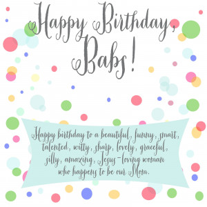 Happy Birthday Daughter Quotes For - happy birthday mom