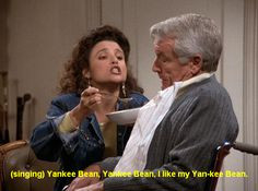 Elaine Benes | Seinfeld | “I like my Yankee Beans.