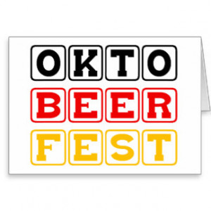 Oktobeerfest: Oktoberfest German Beer Festival Cards
