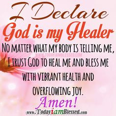 He is our Healer! More