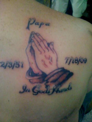 Gods Open Hands Tattoo In god hands