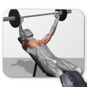Incline Bench Press Mouse Pads