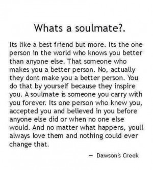Soul mates - lovers and best friends