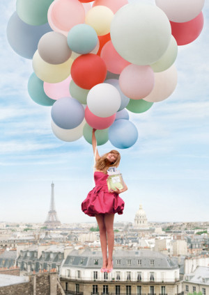 ballons, paris, pastel, pink, pretty