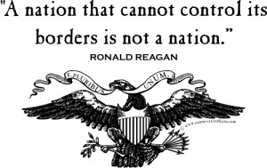 Design #PA41 Control Its Borders - Reagan