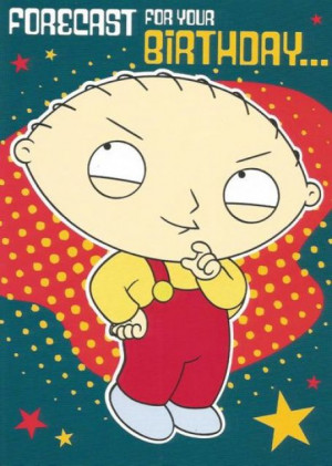 FREE Custom Family Guy Birthday Card Stewie Griffin