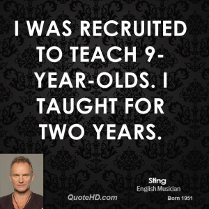 Sting Quotes