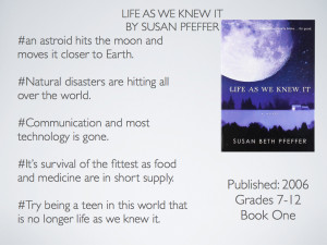 LIfe as We Knew it by Susan Pfeffer