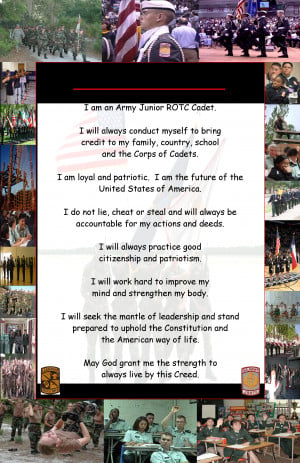 Army JROTC Cadet Creed