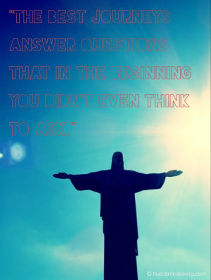 Rio Christ Statue Brazil Travel Quote: Christ Statue, Travel Quote