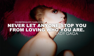 lady gaga quotation about love and life