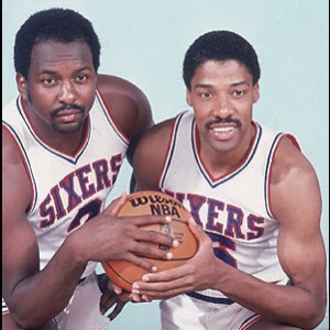 Moses Malone & Julius Erving
