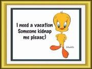 Need A Vacation Someone Kidnapped Me Please .. :)