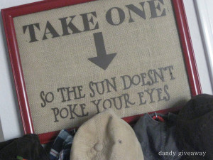 Diy Baseball Hat Rack