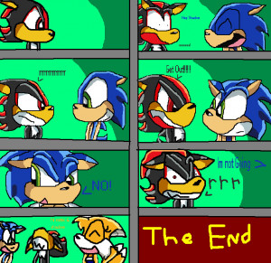 Funny Sonic And Shadow Comics Sonic funny x by