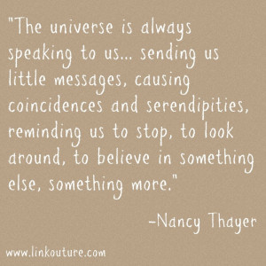Quote about coincidences