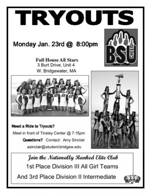 Cheerleading Tryout Flyer