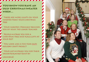 ugly christmas sweater party