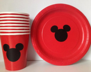 Mickey Mouse Meal Plates DIY Birthday Party Sawyers 2nd Birthday Party