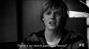 ... story #ahs #tate #tate langdon #evan peters #animated gif #quote