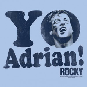 Home Movie T Shirts Rocky Yo Adrian Mens Tee Shirt