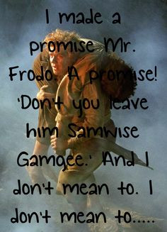 Lord of the rings quotes, Sam and Frodo, LOTR, Movie Quotes More