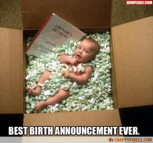 21 Very Creative, Funny Baby Announcements