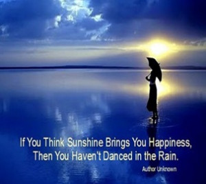 there is always sunshine after the rain a time of sweet relief after a ...