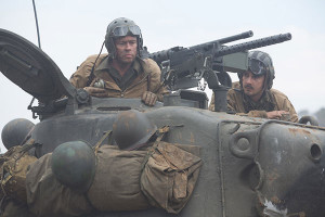 Brad Pitt is Sergeant Wardaddy in the film “Fury.” PR Photo