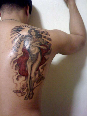 aphrodite the goddess of love tattoo