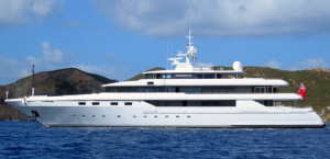 Leonardo Del Vecchio owns a sizeable 62 meter long luxury motor yacht ...