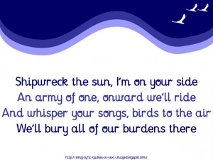 Song Lyric Quotes Text