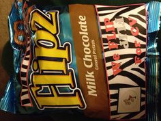 Cheerleading spirit bag! FLIPZ pretzels with label! More