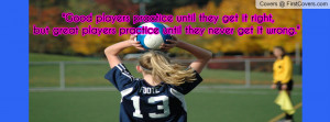 Soccer Quote Facebook Cover