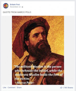 Another fake anti-Islam quote from the far right