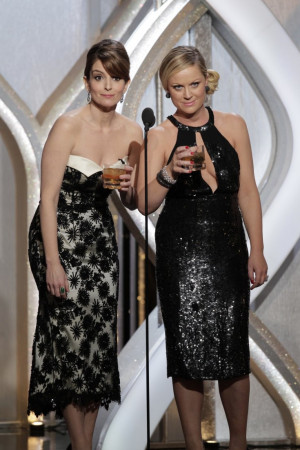 Tina Fey and Amy Poehler hosted the awards for a third time (Getty)