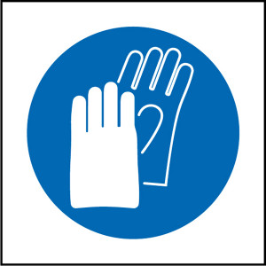 Safety Gloves Sign