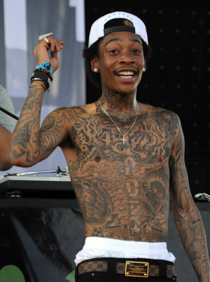 Rapper Wiz Khalifa performs during Day 3 of the Coachella Valley Music ...
