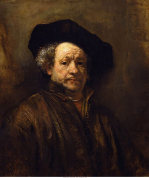Fig. 5-3: Rembrandt van Rijn: Self-Portrait (with Black Beret), 1660