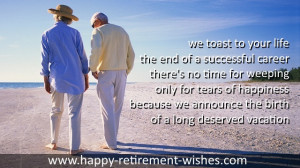 inspirational retirement wishes for friend