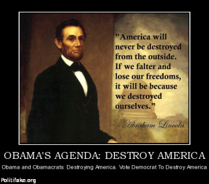Obama destroying America