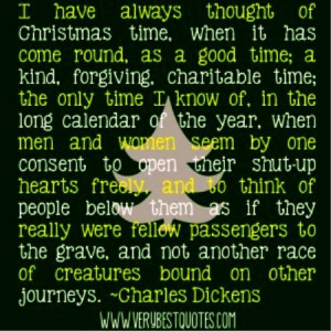 christmas is a good, kind, forgiving and charitable time