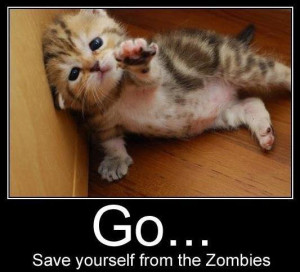 Save yourself from the zombies